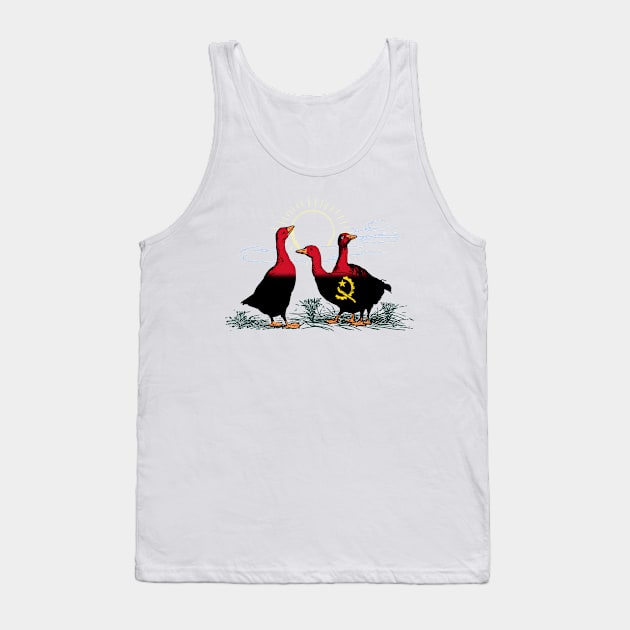 Angola Geese Tank Top by Fusti